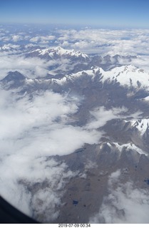 102 a0f. aerial - Peru - flight from Cusco to Lima - Andes Mountains