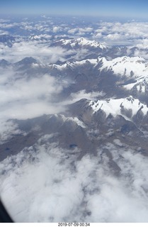 103 a0f. aerial - Peru - flight from Cusco to Lima - Andes Mountains