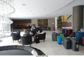 Peru - Lima hotel lobby
