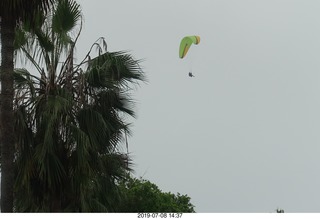 196 a0f. Peru - Lima - walk around - powered parachute pilot Peru - Lima - walk around