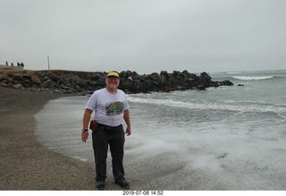 Peru - Lima - beach walk + Adam
