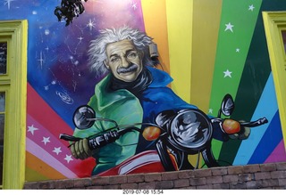 301 a0f. Peru - Lima - Einstein street art