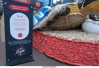 1 a0f. Peru - Lima - morning run - lizard-turtle sculpture