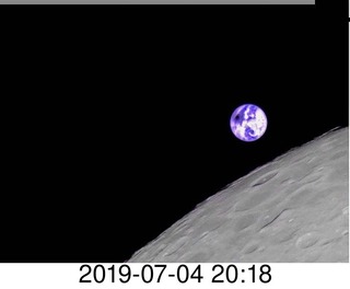 eclipse seen from the moon