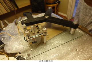 4 a0g. Transcriptor Skeleton Turntable and Vestigal Tonearm assembly