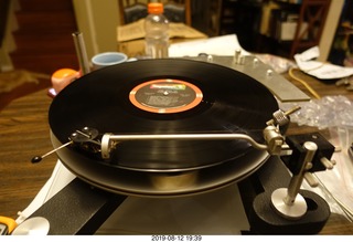 49 a0g. sort-of working Transcriptor turntable with Vestigal tonearm and Ortofon cartridge