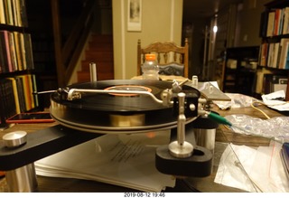 sort-of working Transcriptor turntable with Vestigal tonearm and Ortofon cartridge