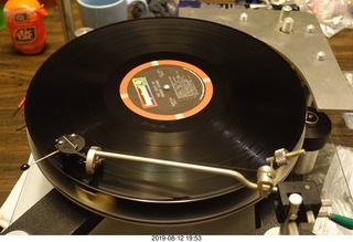 56 a0g. sort-of working Transcriptor turntable with Vestigal tonearm and Ortofon cartridge