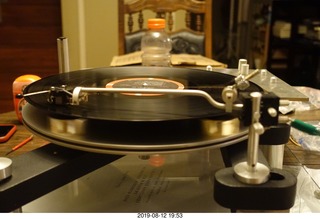 59 a0g. sort-of working Transcriptor turntable with Vestigal tonearm and Ortofon cartridge