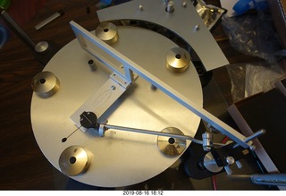 87 a0g. aligning the Vestigal tonearm