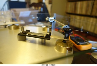 96 a0g. weighing the Vestigal tonearm