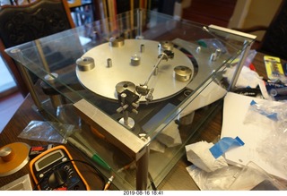 98 a0g. Transcriptor Skeleton turntable with Vestigal tonearm