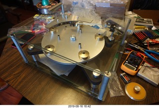 99 a0g. Transcriptor Skeleton turntable with Vestigal tonearm