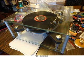 106 a0g. Transcriptor Skeleton turntable with Vestigal tonearm