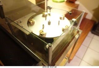 123 a0g. Transcriptor Skeleton Turntable and Vestigal Tonearm