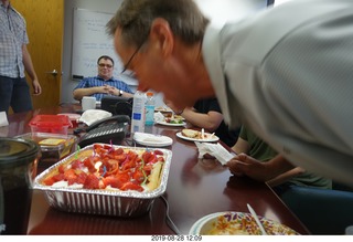 571 a0g. pot luck at work - birthday cake