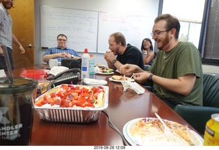 573 a0g. pot luck at work - birthday cake