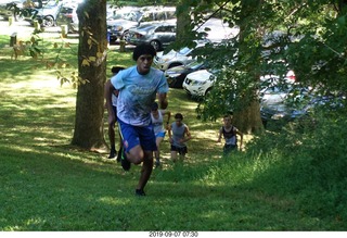 Curtis Arboretum - Cheltenham XC alumni race - hill at two miles