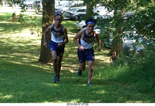 Curtis Arboretum - Cheltenham XC alumni race - hill at two miles