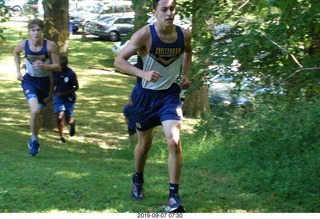 Curtis Arboretum - Cheltenham XC alumni race - hill at two miles - Jordy