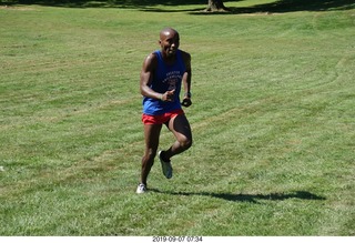 Curtis Arboretum - Cheltenham XC alumni race - finish - John D