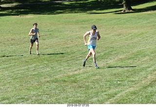 Curtis Arboretum - Cheltenham XC alumni race - finish - John D