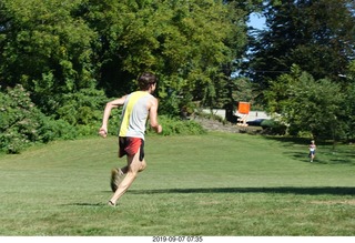 Curtis Arboretum - Cheltenham XC alumni race - finish - Adam A