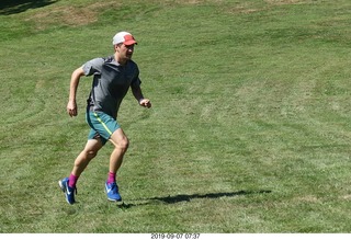 Curtis Arboretum - Cheltenham XC alumni race - finish - Dan S