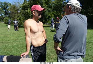 Curtis Arboretum - Cheltenham XC alumni race - Coaches Rob and Tom Sexton