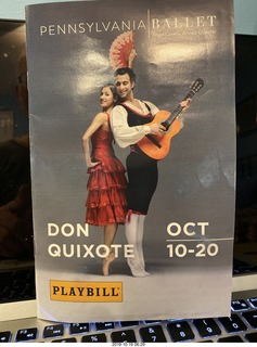 Philadelphia - Academy of Music - Pennsylvania Ballet - Don Quixote - program