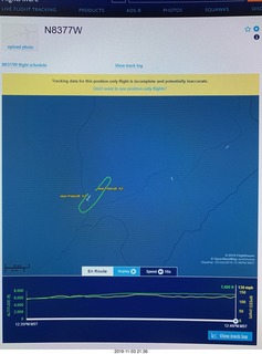 1858 a0j. FlightAware track of N8377W