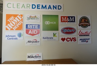 Clear Demand logo wall