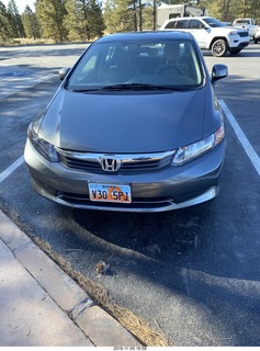 Bryce Canyon - my rental car
