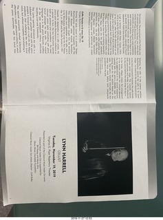 Mesa Arts Center - Lynn Harrell 'cello - program