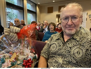 Carolyn Eynon Singers concert - Adam and prize goodies basket