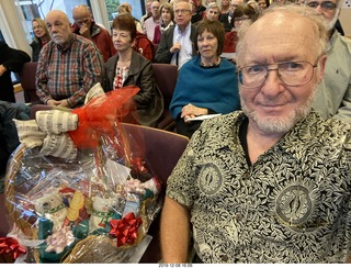 Carolyn Eynon Singers concert - Adam and prize goodies basket