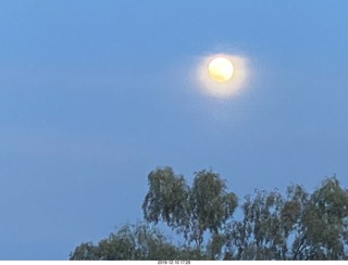 full moon over bike path