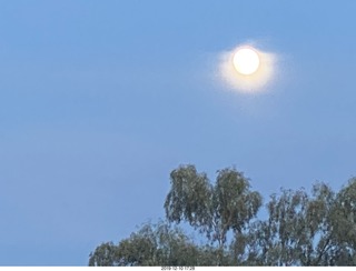 full moon over bike path