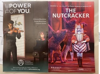 Phoenix Symphony Hall - Ballet Arizona - The Nutcracker - program