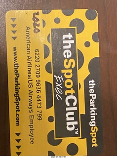 new, good Parking Spot card