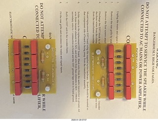 Quad ESL EHT boards