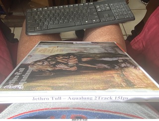 tape thrown up by my cat