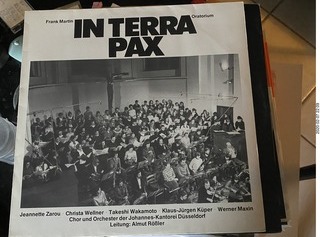 In Terra Pax record - Frank Martin