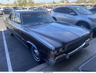 huge old Chrystler car