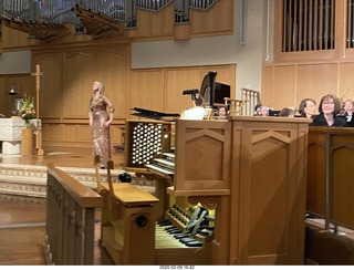 Scottsdale Philharmonic - soprano soloist taking her bow