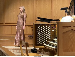 Scottsdale Philharmonic - soprano soloist taking her bow