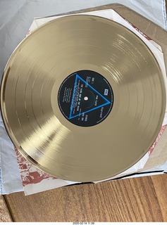 gold record (fake) Dark Side of the Moon