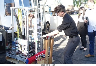 parking lot robot demonstration