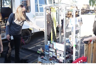 parking lot robot demonstration