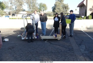 parking lot robot demonstration